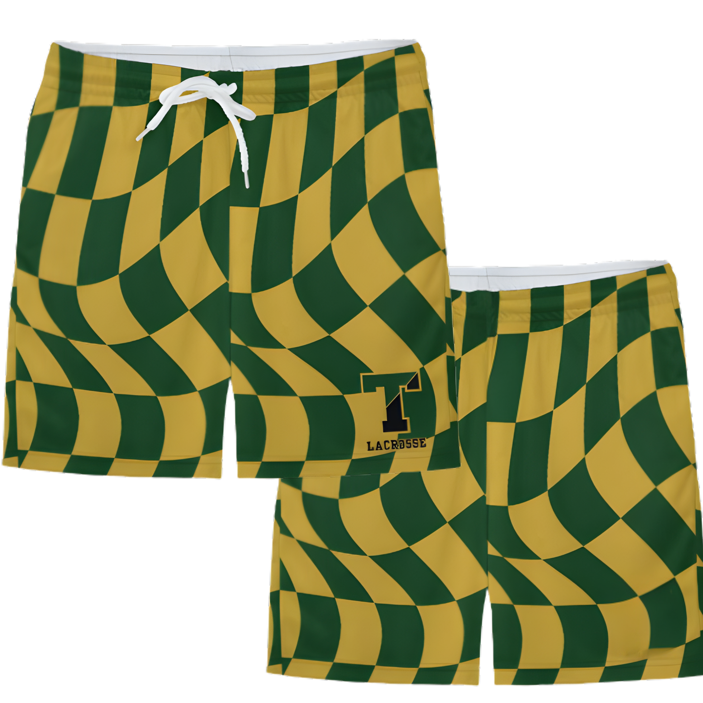 Youth TRYLAX Wavy Checkered Mesh Shorts