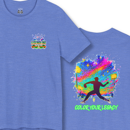 Adult Baseball Graphic T-Shirt, Colorful Design, Gift for Baseball Lover