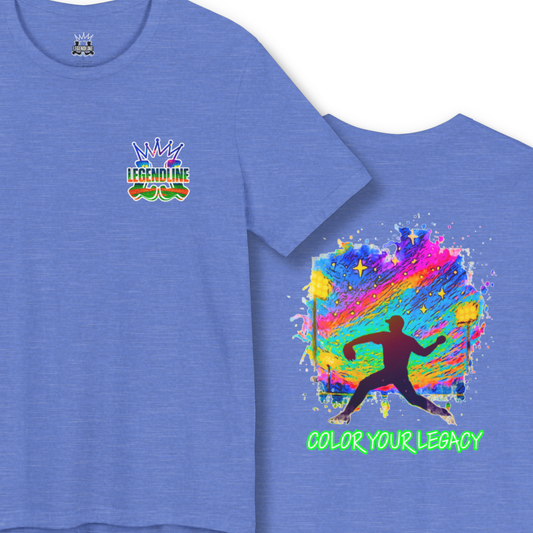 Adult Baseball Graphic T-Shirt, Colorful Design, Gift for Baseball Lover