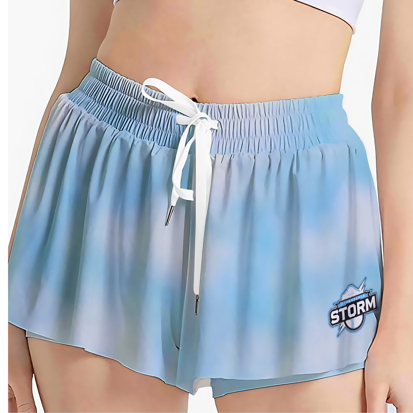 Women's Sturbridge Storm Softball In the Clouds Butterfly Shorts