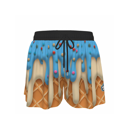 Women's Sturbridge Storm Ice Cream Drip Butterfly Shorts