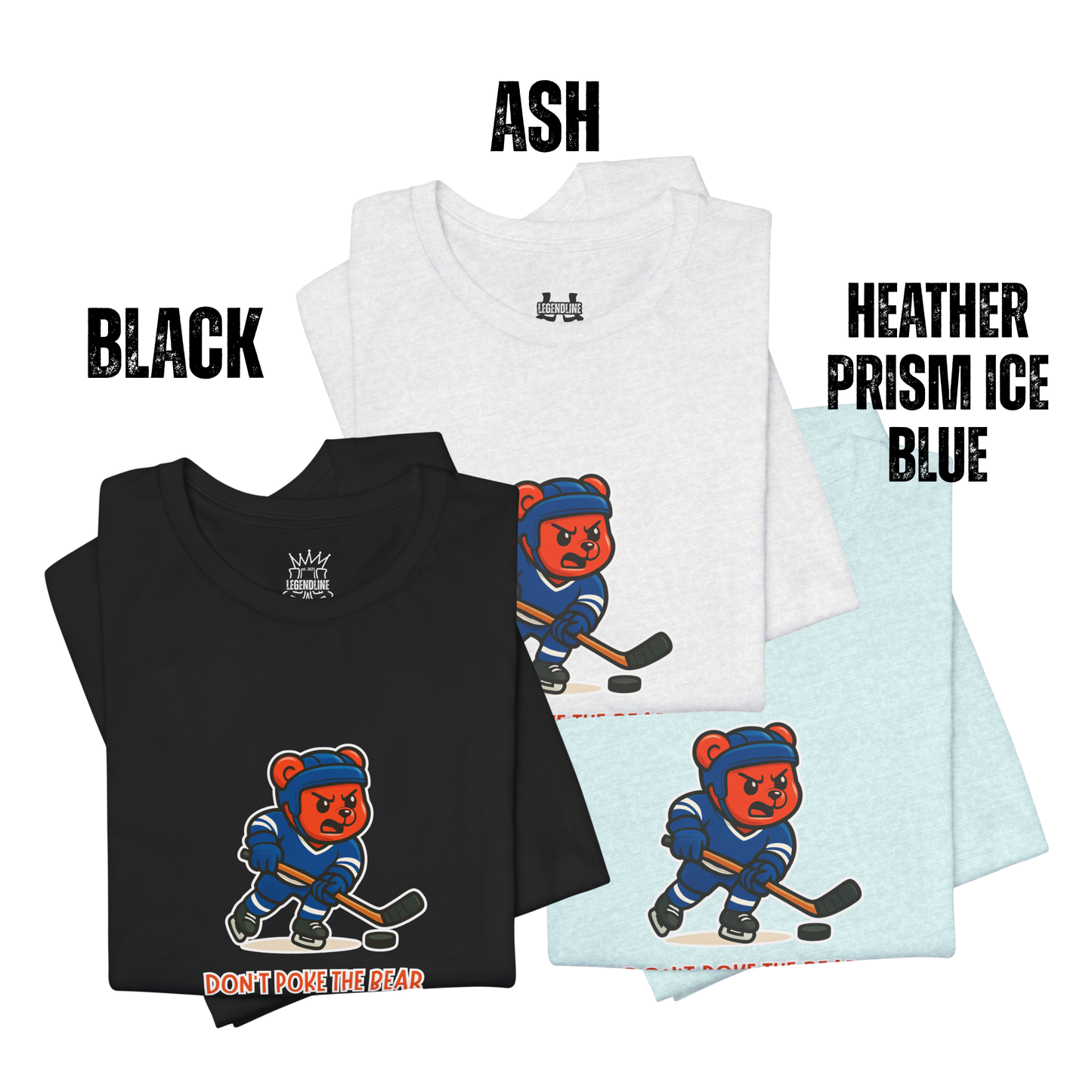 Adult Unisex Hockey T-Shirt, Don't Poke the Gummy Bear