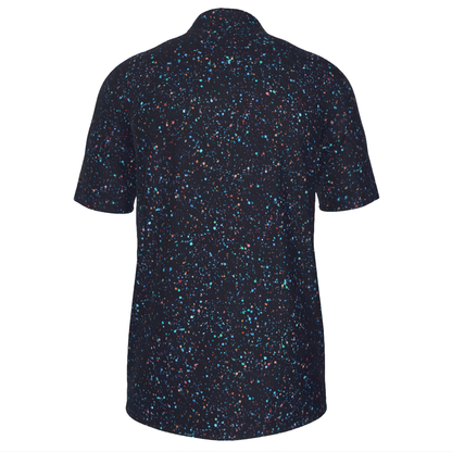 Starry Night, All-Over Print Men's UV Protection POLO Shirt