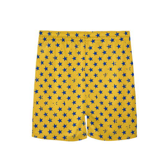 Youth Brimfield Beasts Baseball Flag Shorts - Gold Edition