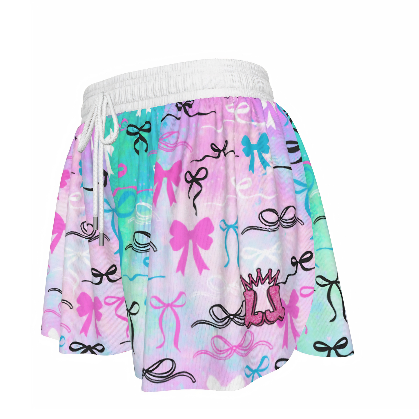 Women's Coquette Design Cheer Butterfly Shorts