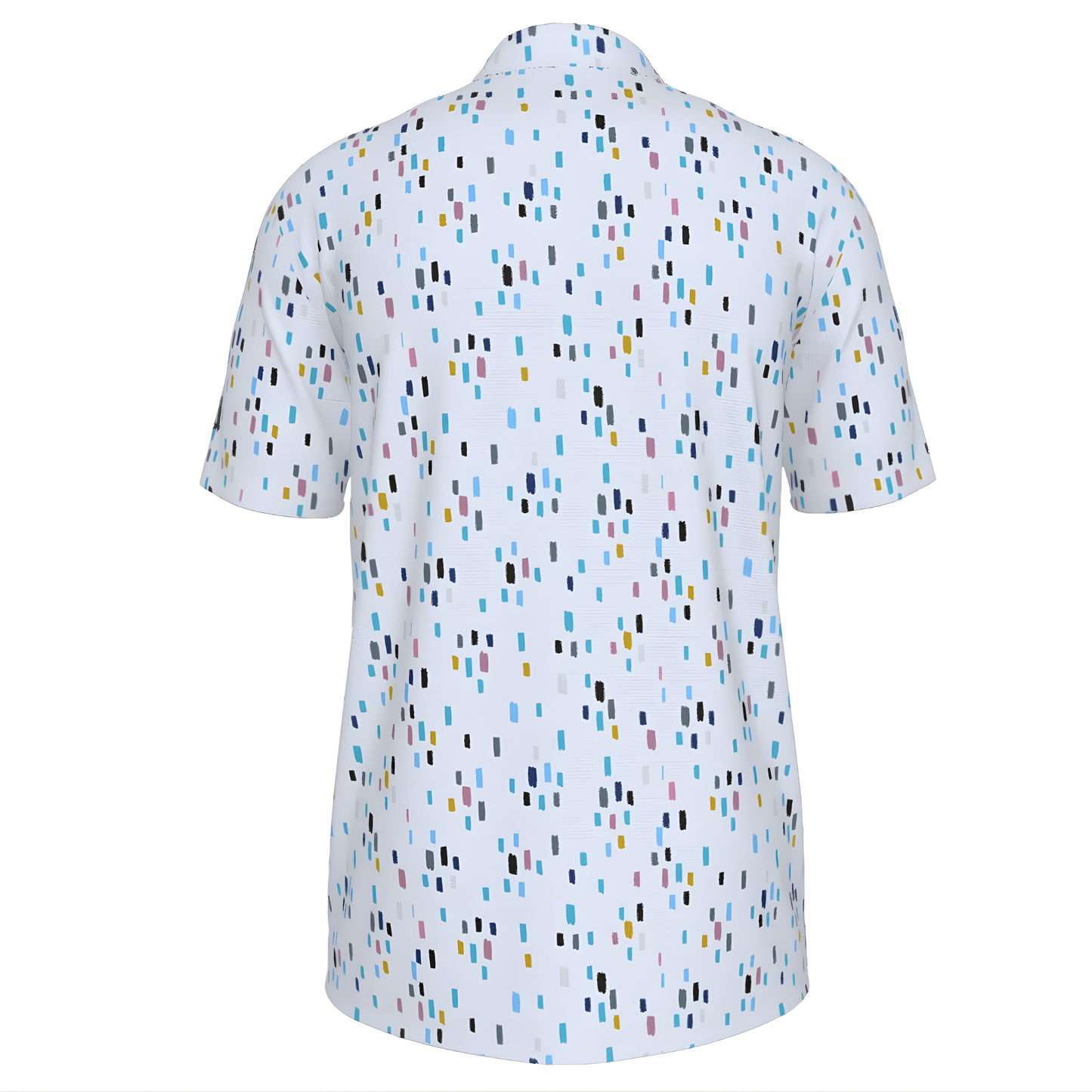 Men's Patterned UV Protection Golf Polo Shirt