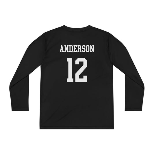 Youth Beasts Baseball Sport-Tek Long Sleeve Competitor Tee - Personalized