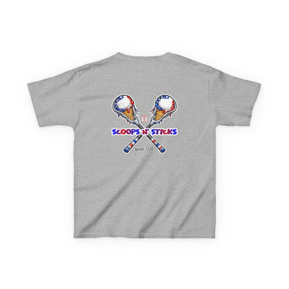 Kids Lacrosse T-Shirt, Youth Patriotic Shirt