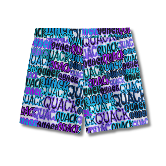 Youth Hockey Humor Mesh Shorts - Ducks Quack Edition
