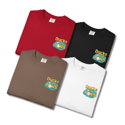 Adult Unisex Ducks on the Pond Baseball T-Shirt - Comfort Colors®