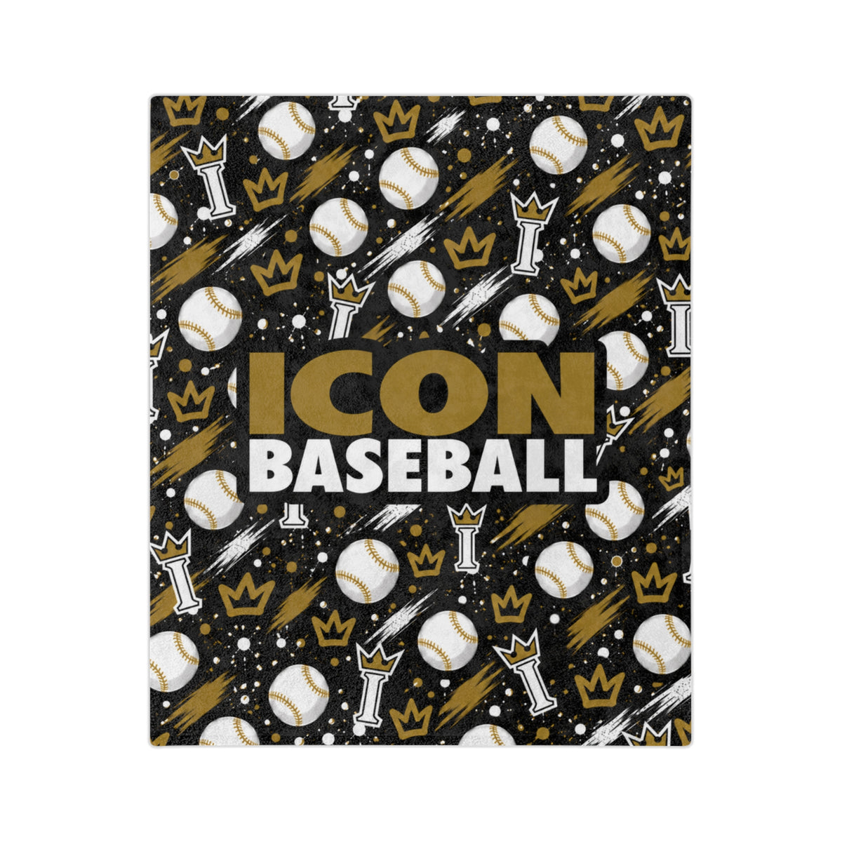 Icon Baseball Super Soft Plush Blanket - Design 2