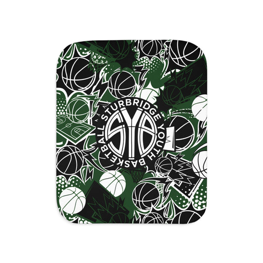 Sturbridge Youth Basketball Sherpa Blanket - Design 1
