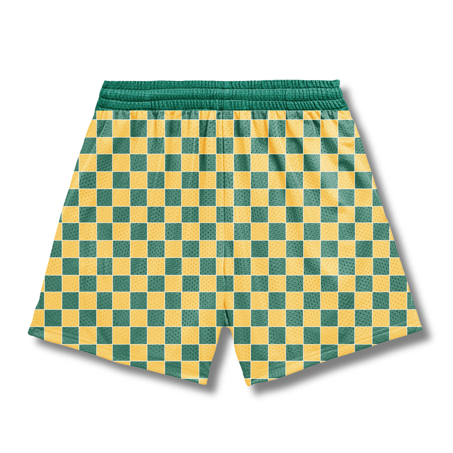 Adult Sturbridge Softball Mesh Shorts - Checkered (with inner liner)