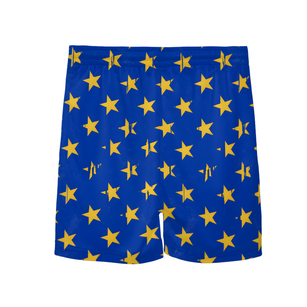 Youth Brimfield Beasts Blue Flag Mesh Shorts