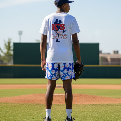 All-Over Print Adult Baseball Shorts