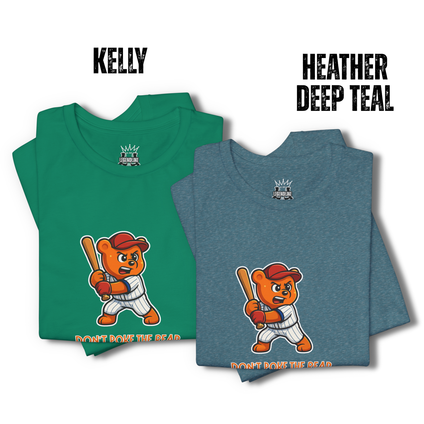 Adult Unisex Baseball T-Shirt, Don't Poke the Gummy Bear
