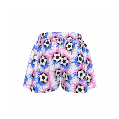 Women's Soccer Splash Butterfly Shorts