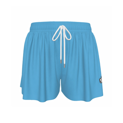Women's Sturbridge Storm Blue Butterfly Shorts