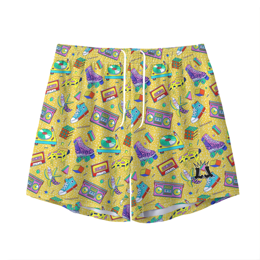 Retro 80's Unisex Mesh Shorts