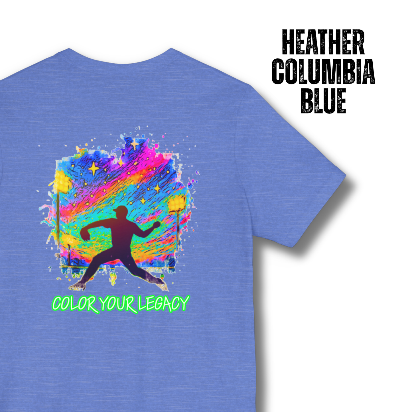 Adult Baseball Graphic T-Shirt, Colorful Design, Gift for Baseball Lover