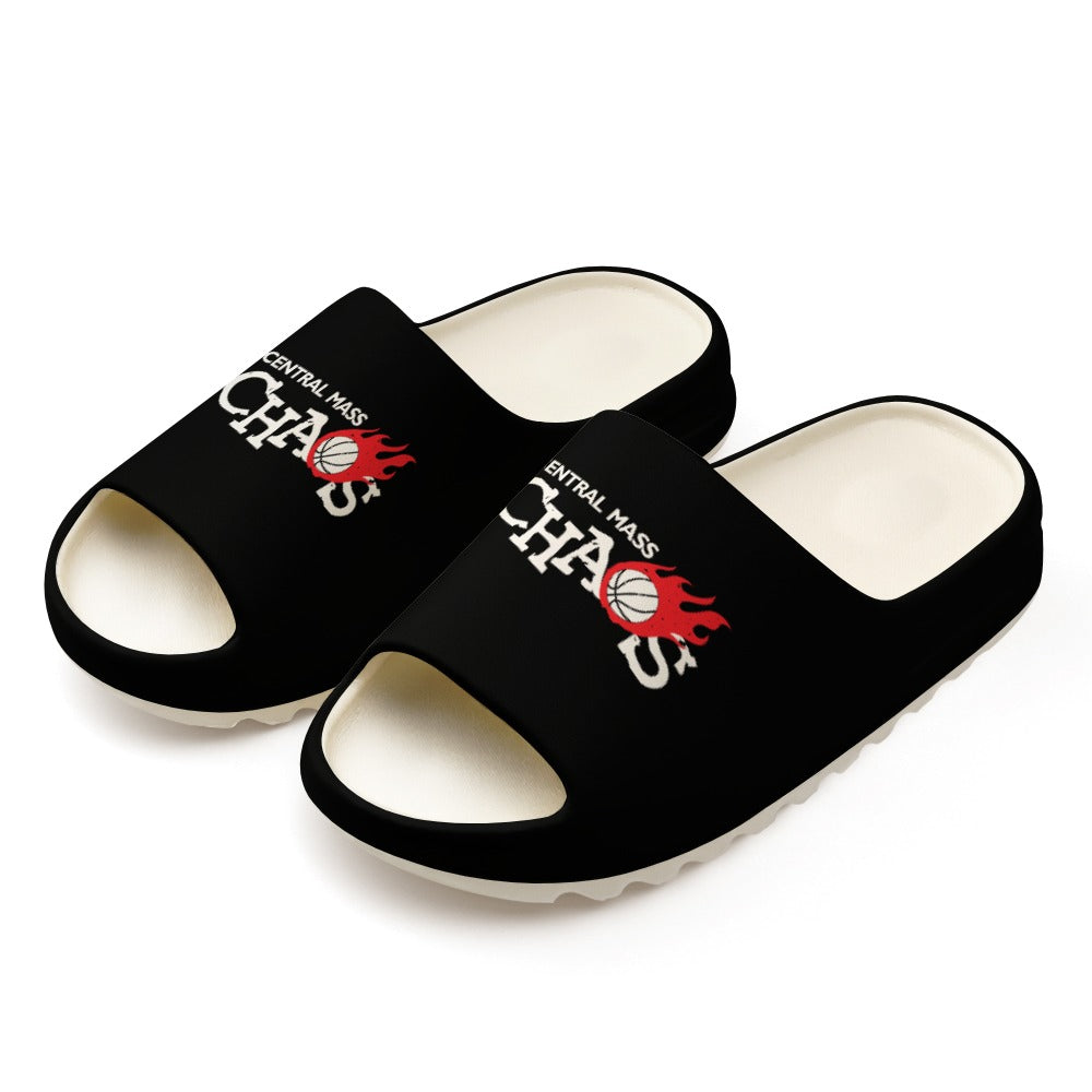 Teen/Adult CMC Basketball Slides - Black and White
