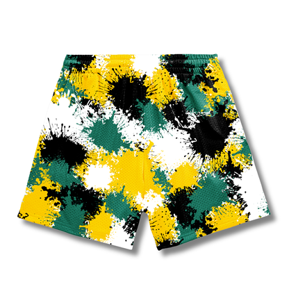 Adult Sturbridge Softball Mesh Shorts - Paint Splatter Edition 2 (with inner liner)