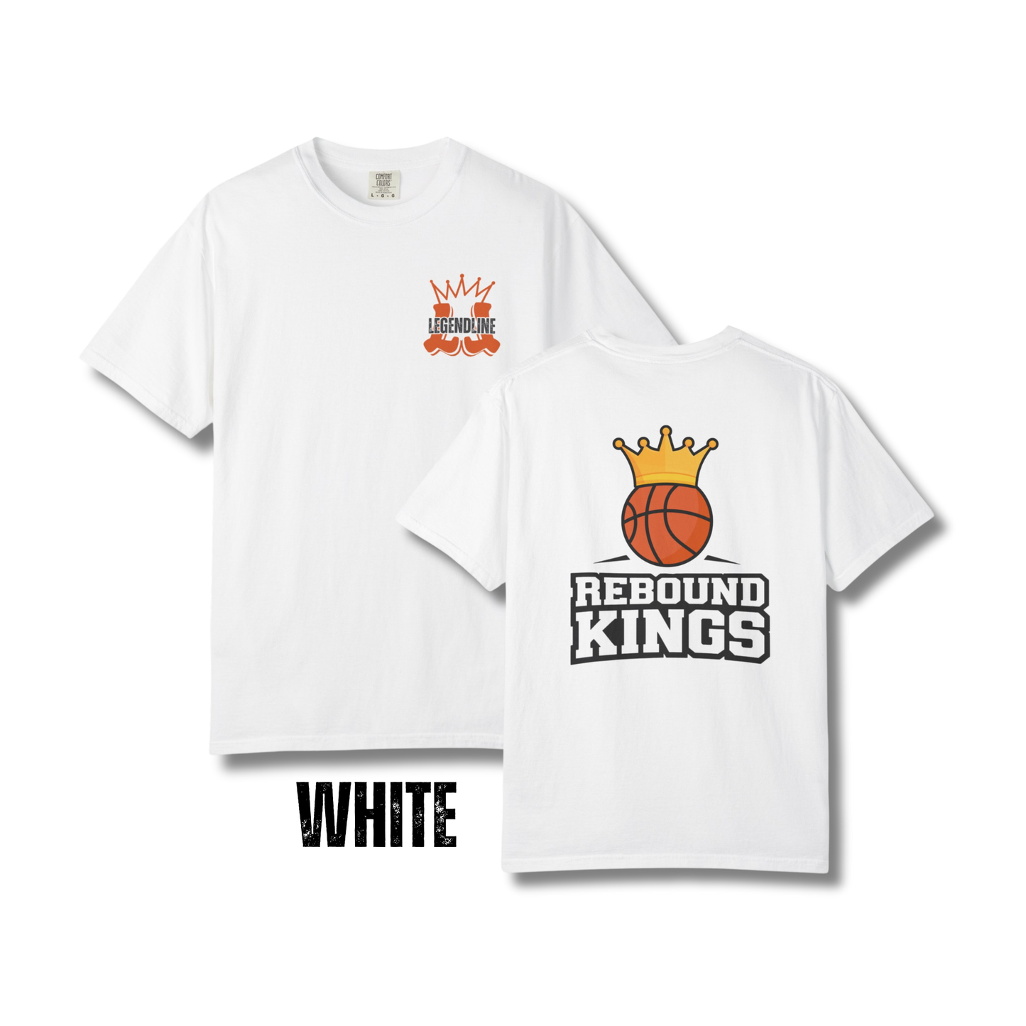 Kids Rebound Kings Basketball Tee