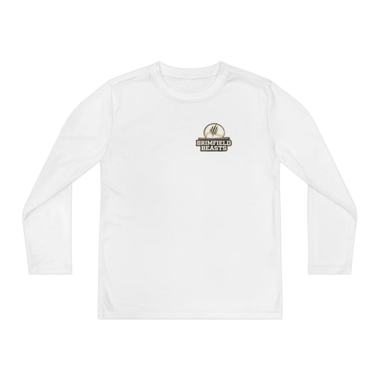 Youth Brimfield Beasts Baseball Sport-Tek Long Sleeve Competitor Tee - Non-Personalized
