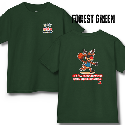 Youth Reindeer Games Basketball T-Shirt
