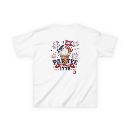 Kids Patriotic Golf T-Shirt Par-Tee Like It's 1776