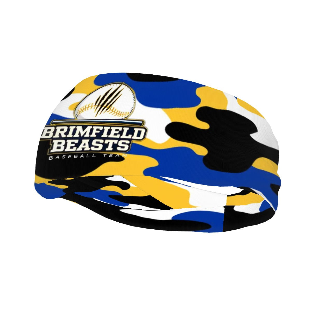 Brimfield Beasts Camo Sweatband