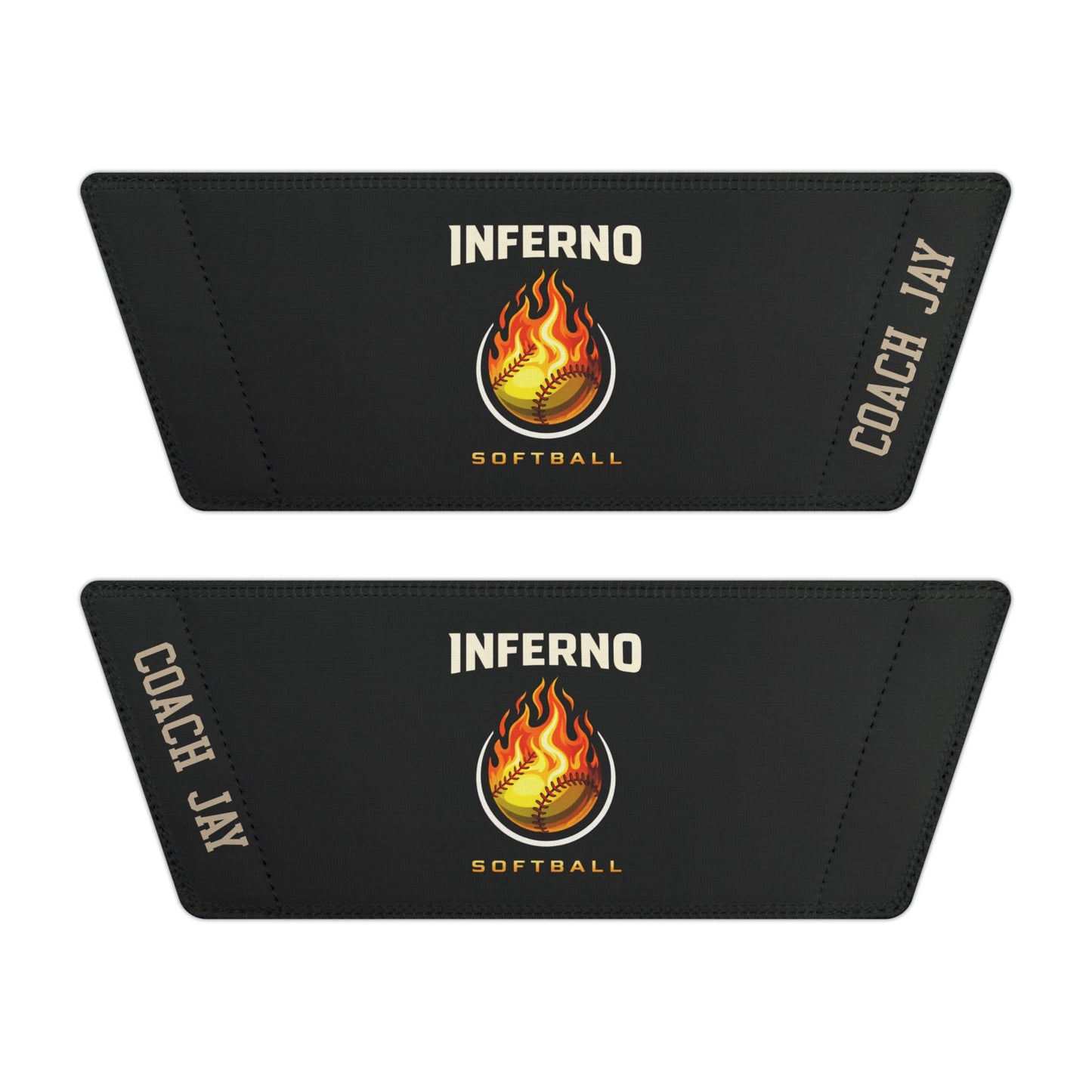 Men's Brimfield Inferno Softball Deco Brand Removable Strap Slides - Personalized