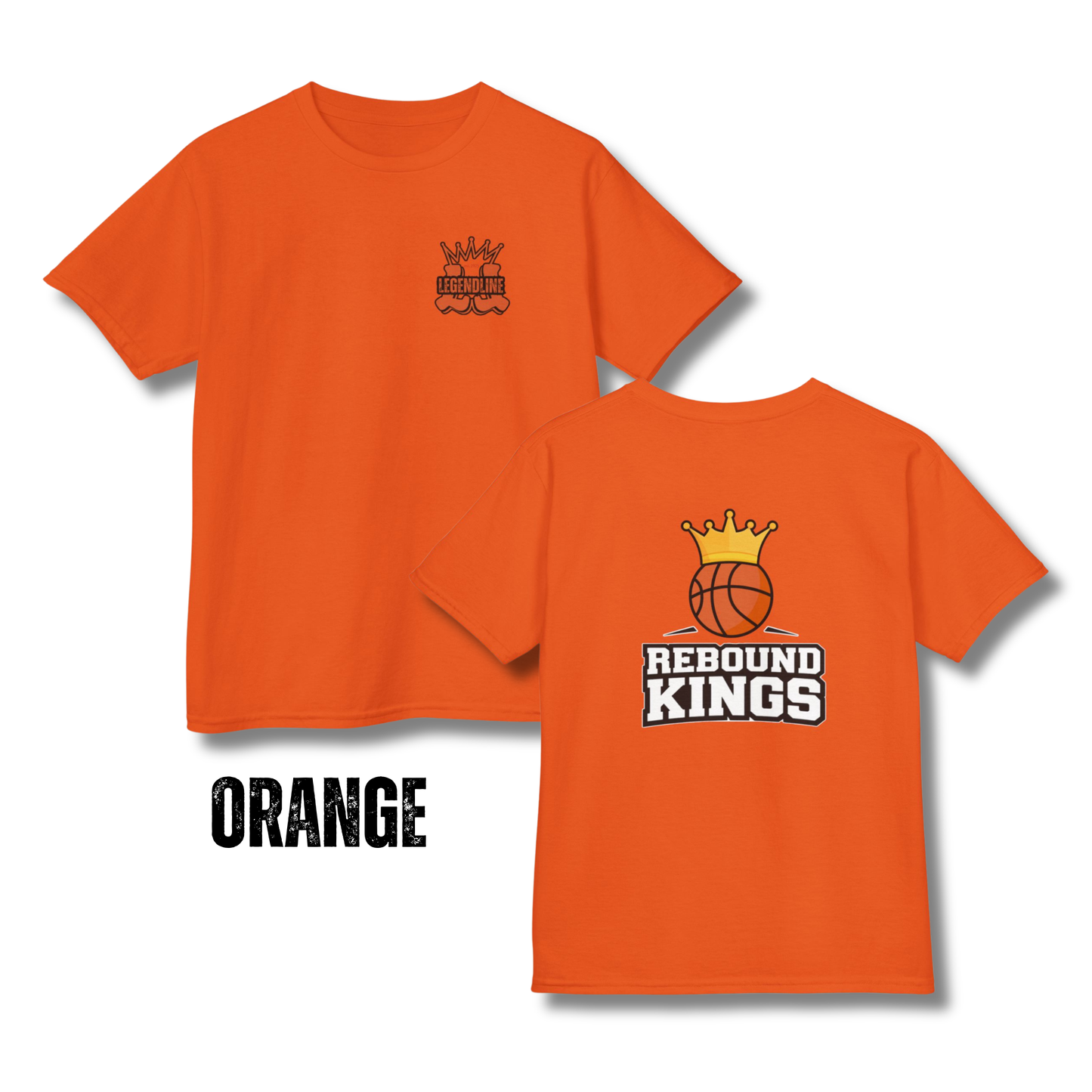 Kids Rebound Kings Basketball Tee