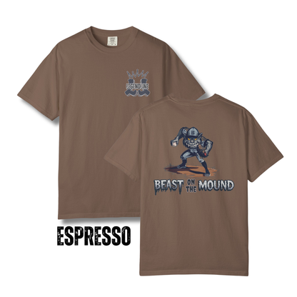 Adult "Beast on the Mound" T-Shirt for Baseball Pitchers - Comfort Colors®