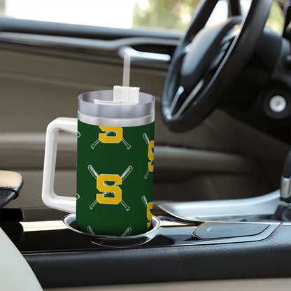 Sturbridge Little League Travel Coffee Mug with Handle and Straw (40oz)