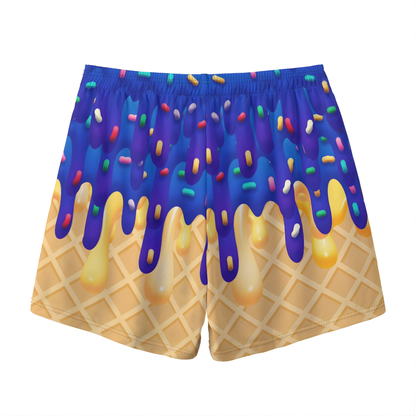 Adult Brimfield Beasts Ice Cream Drip Mesh Shorts (no inner liner)