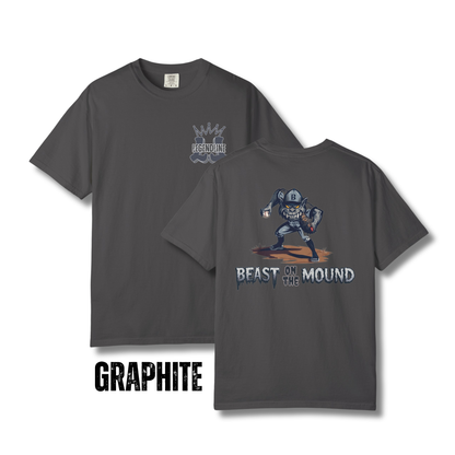 Adult "Beast on the Mound" T-Shirt for Baseball Pitchers - Comfort Colors®