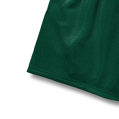 Adult Sturbridge Softball Mesh Shorts - Green (with inner liner)