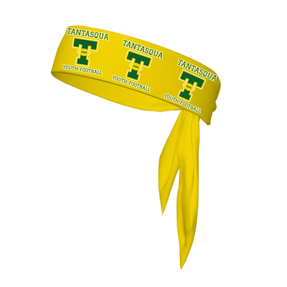 Tantasqua Youth Football Sports Tie Headband- Yellow Edition