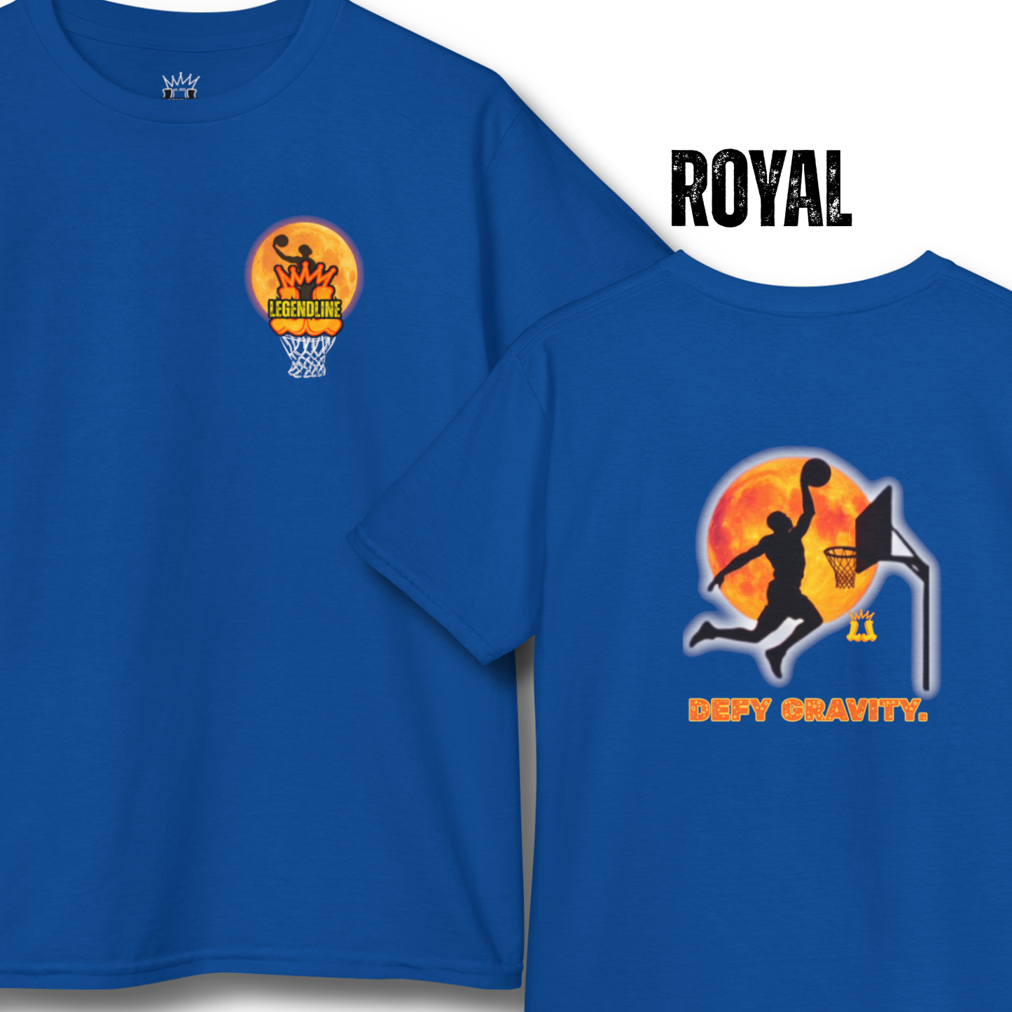 Youth Defy Gravity Basketball Tee, Slam Dunk Short Sleeve T-Shirt