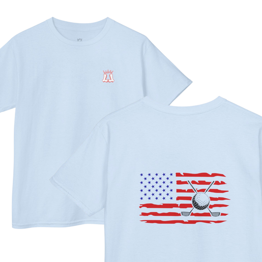 Kids Patriotic Golf T-Shirt