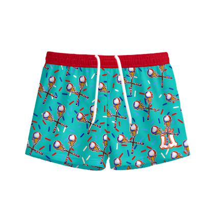 Youth Patriotic Lacrosse Shorts - Ice Cream Drip