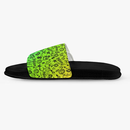 Men's Velcro Gradient Basketball Slides