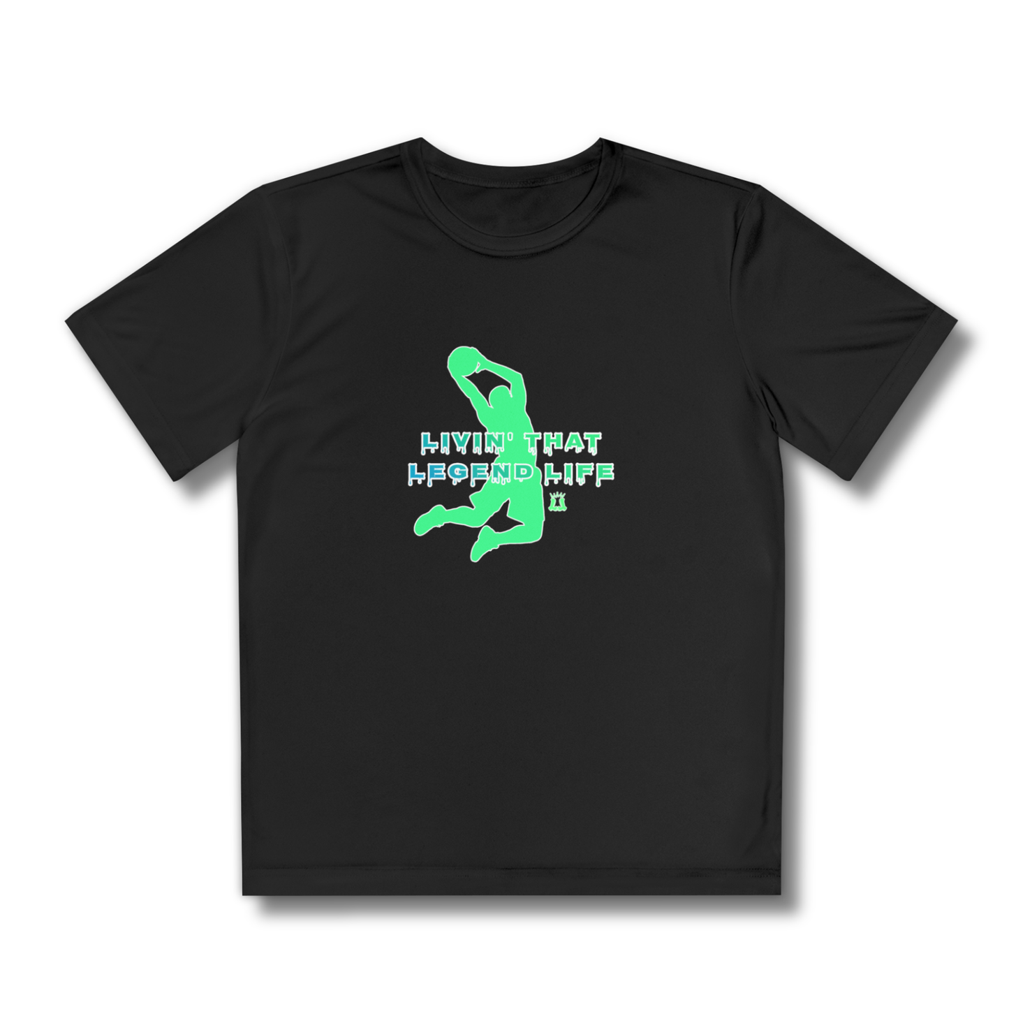 Youth Sport-Tek Basketball T-Shirt: Livin' That Legend Life