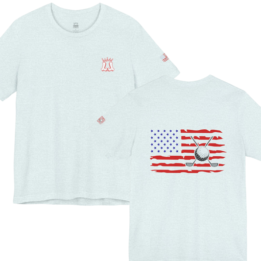 Adult Patriotic Golf T-Shirt