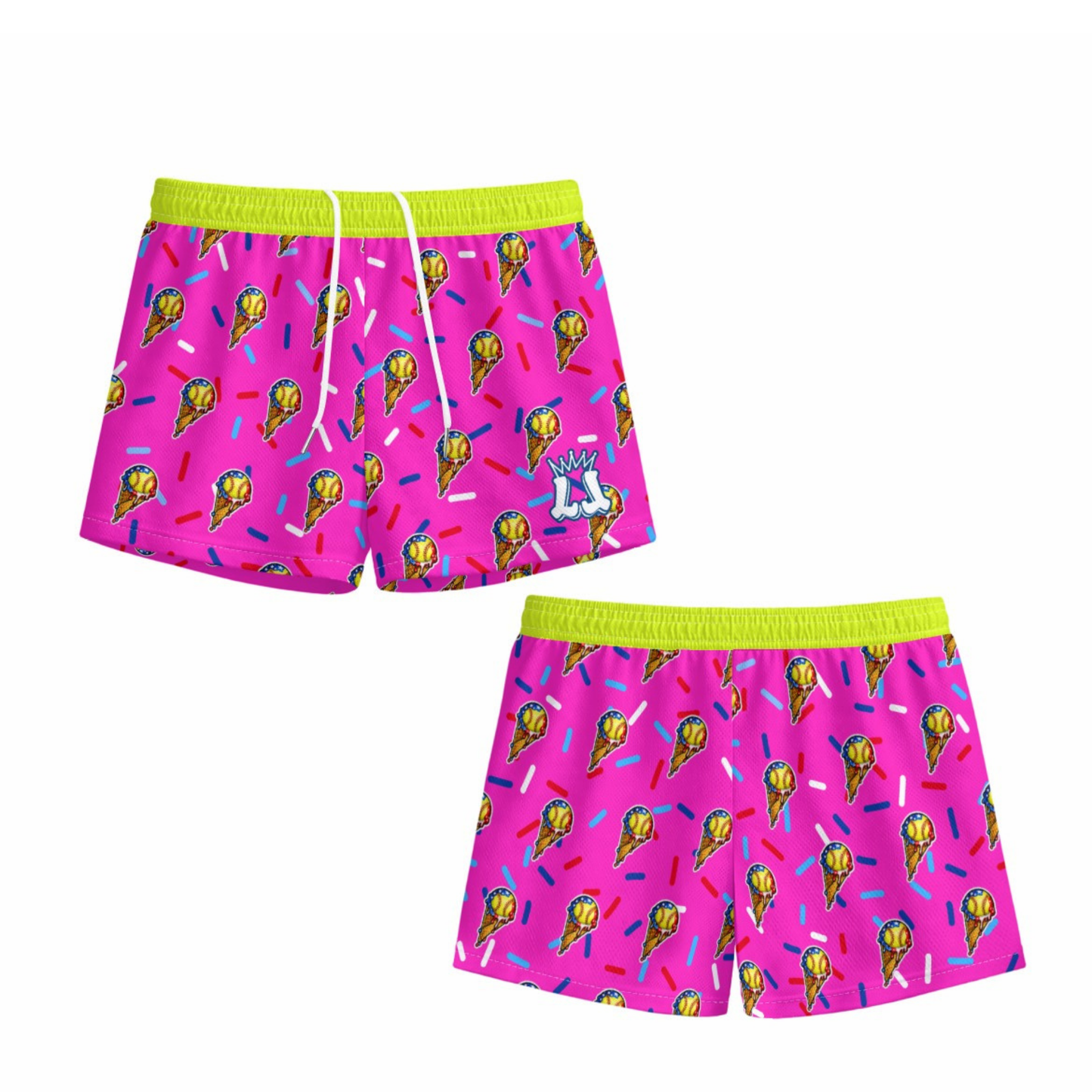Youth Patriotic Softball Shorts