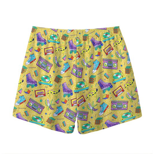 Retro 80's Unisex Mesh Shorts