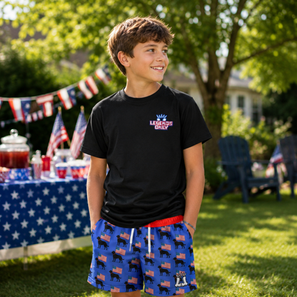 Youth America Black Lab Mesh Shorts Sportswear
