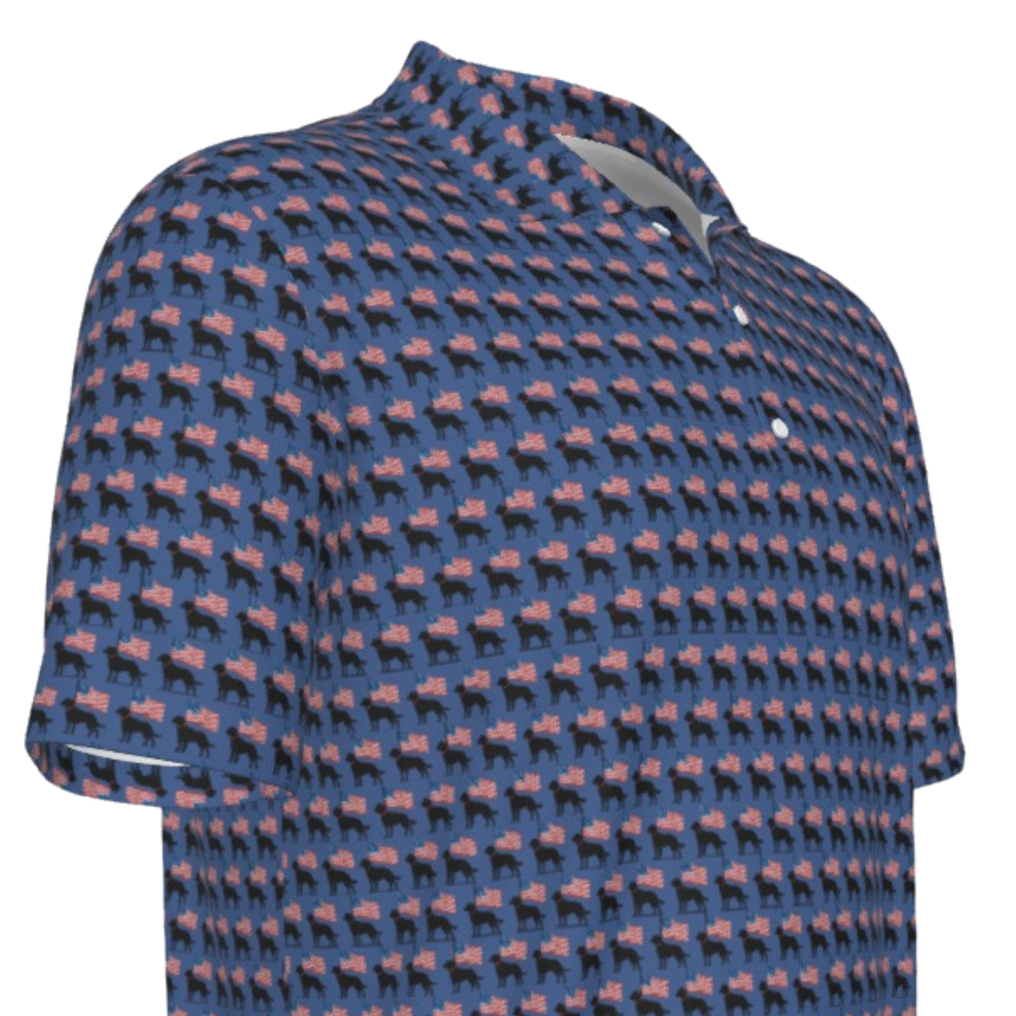 Men's Classic Polo Shirt, Black Lab, UV Protection