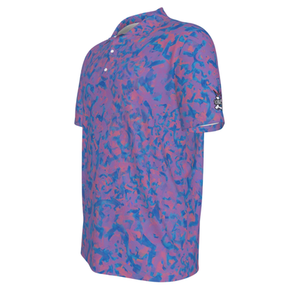 Men's Kaleidoscope Pattern UV Protection Polo Shirt